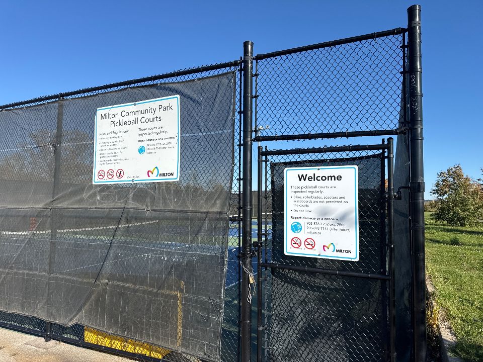 Outdoor Pickleball Court 2 at Milton Community Park