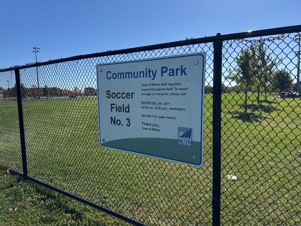 Field 2 at Milton Community Park